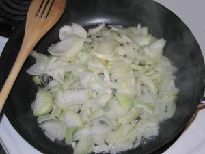 pisto_03 Frying onion