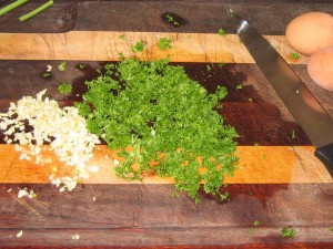 russians02 Lots of garlic and parsley.