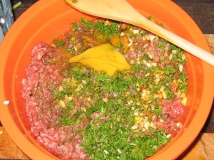 russians03 Meat and dressings for it.