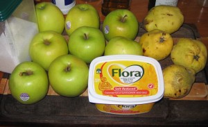 Ingredients for the Tatin